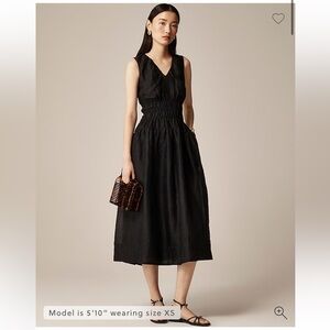 New w/tags J. Crew Hyacinth V-neck dress in ramie